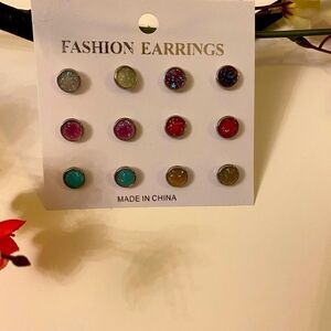 Anni coco 6 pairs of Stud Earrings